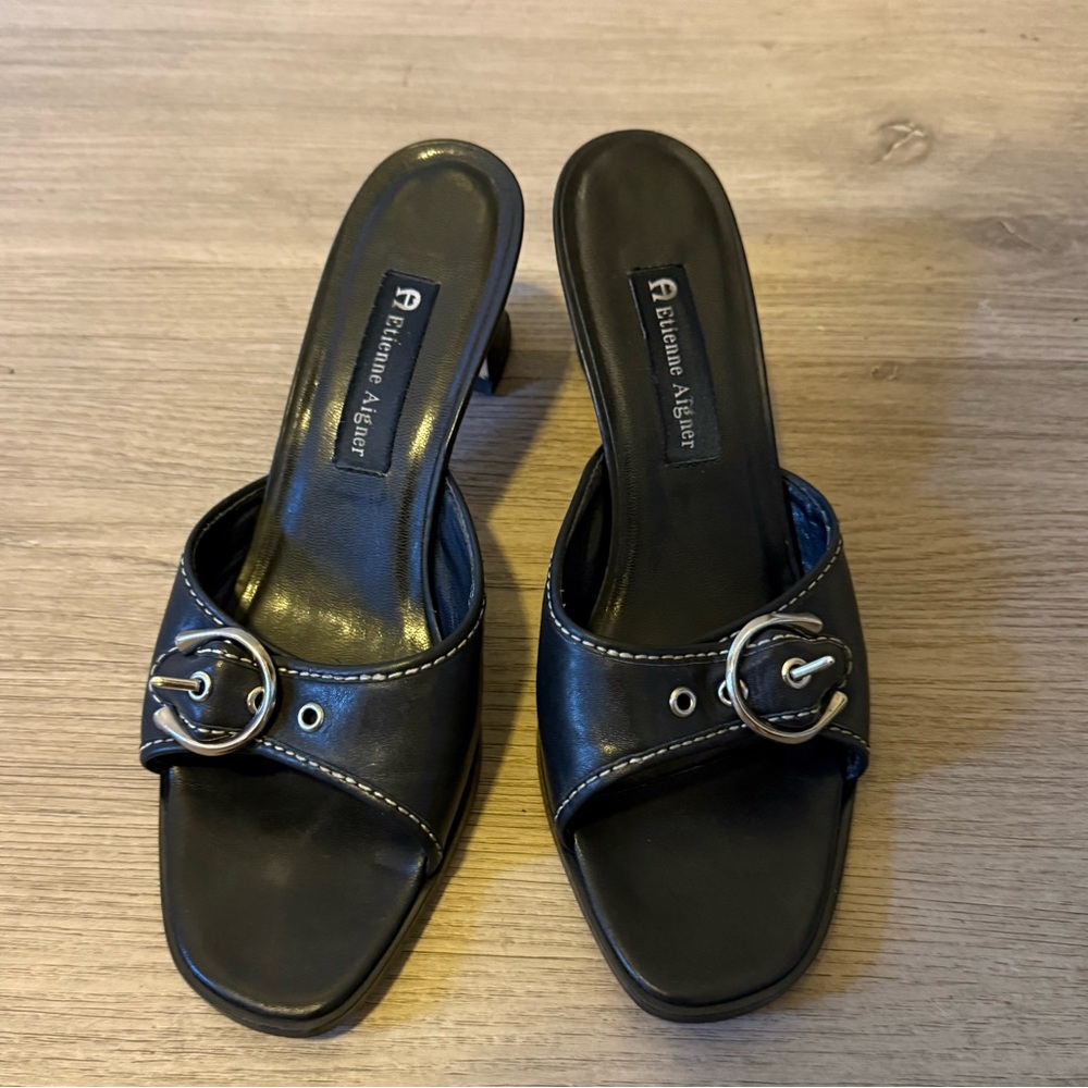 Black Mules - Etienne Aigner